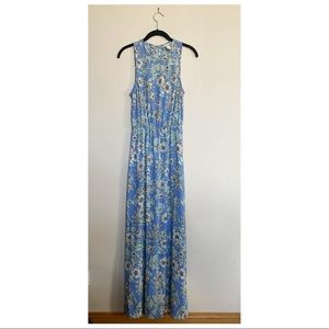 H&M Blue Floral Maxi Dress | Size 6